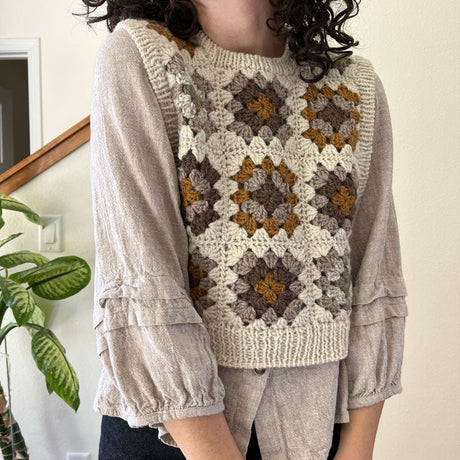 Agnes Sweater Vest - Prosper Yarn