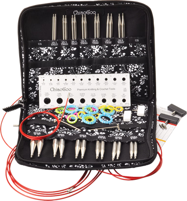 ChiaoGoo Red Lace Interchangeable Steel Set
