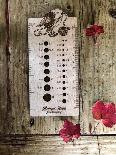 Kakaruwai needle gauge - Prosper Yarn