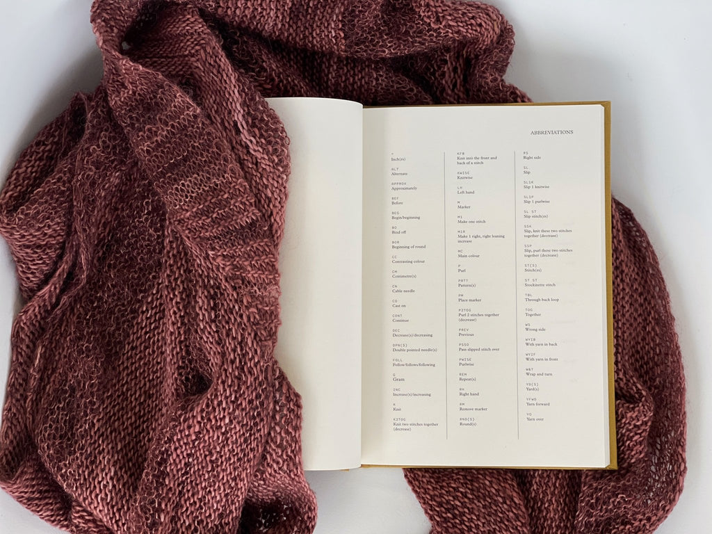 My Knitting Notes / Mustard - Prosper Yarn